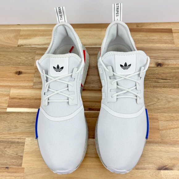 ADIDAS Originals NMD R1 White Grey Boost GX9525 Men's Size 13 Sneaker Shoes‎ - Picture 2 of 9